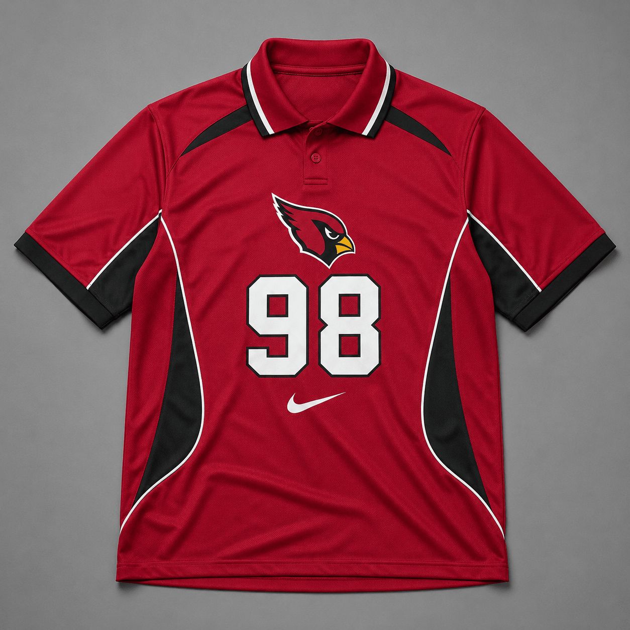 AC Premium NFL Custom Number Sports Style Polo Shirt