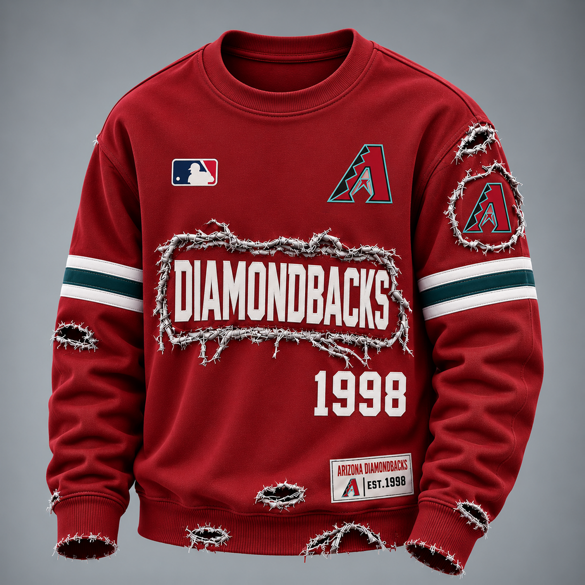 AZ x MLB Distressed Premium SweatShirt
