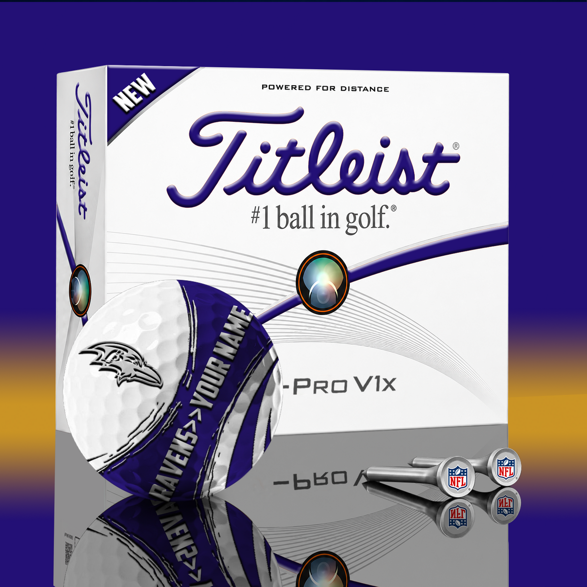 BAL x NFL PERSONALIZED GOLF BALL LIMITED EDITION