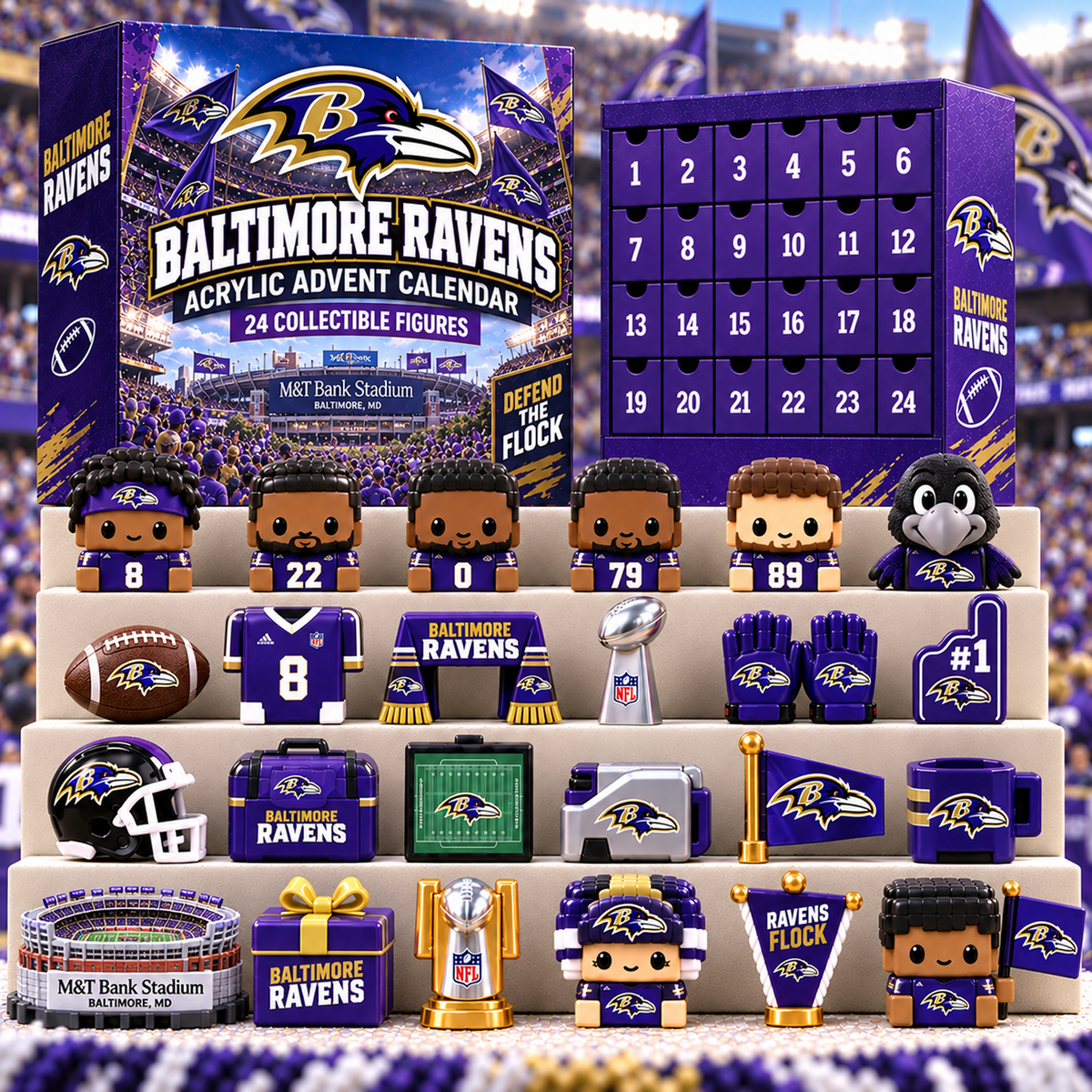BAL x NFL Premium 24 Days Of Advent Calendar