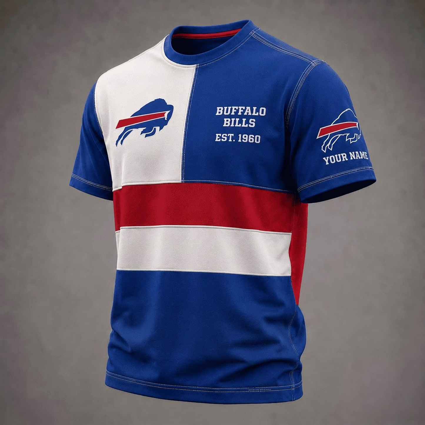 BB x NFL Premium Vintage All Over Print T-Shirt 3D Personalized Gift For True Fan