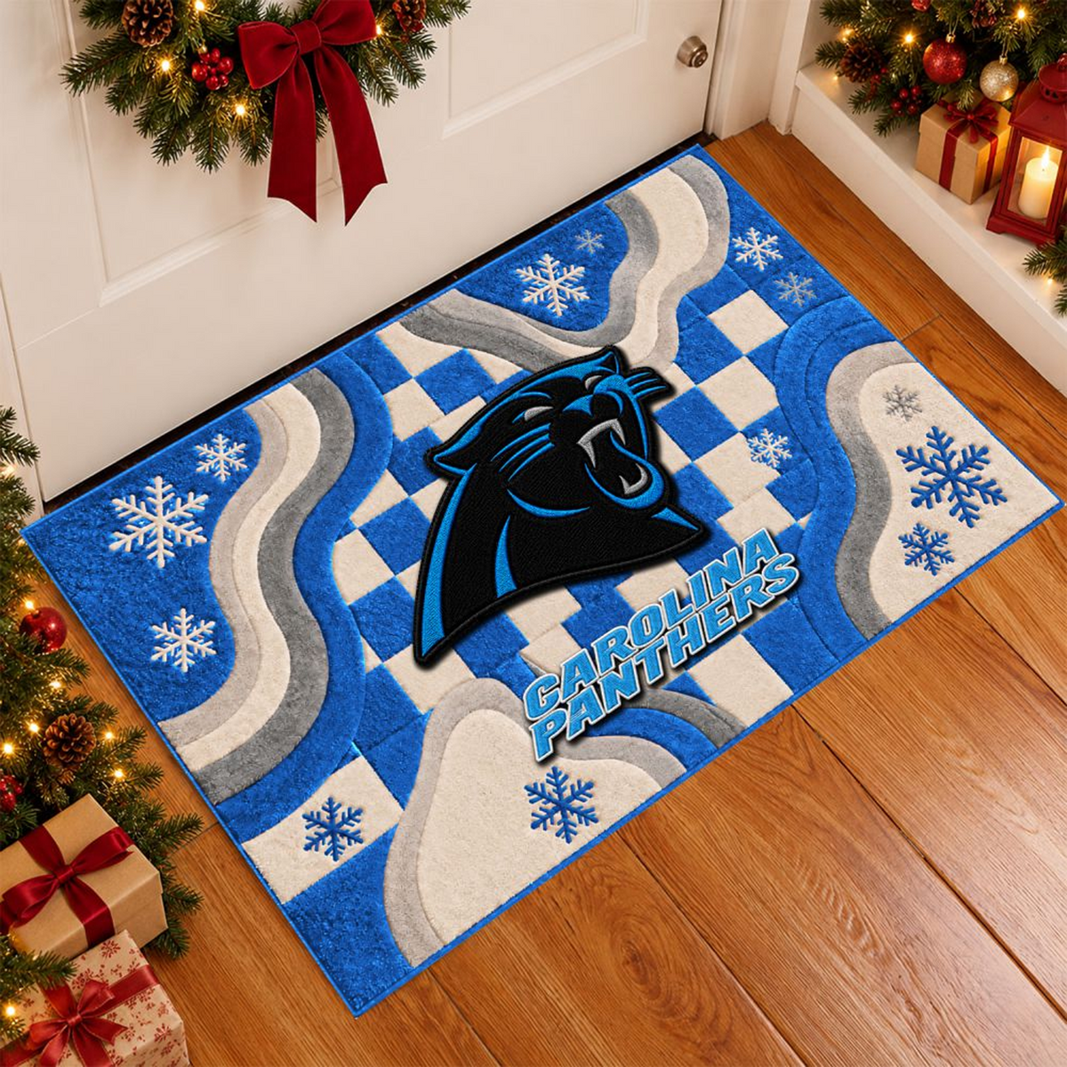 CAR x NFL Christmas Doormat