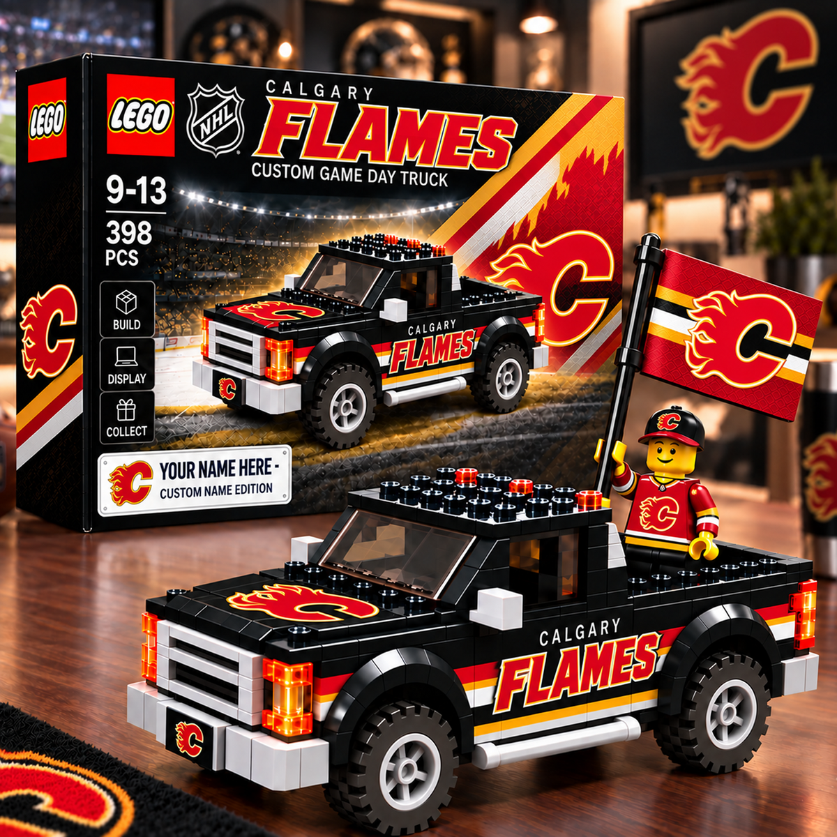 CGY x NHL Building Blocks Truck Toy Set V2