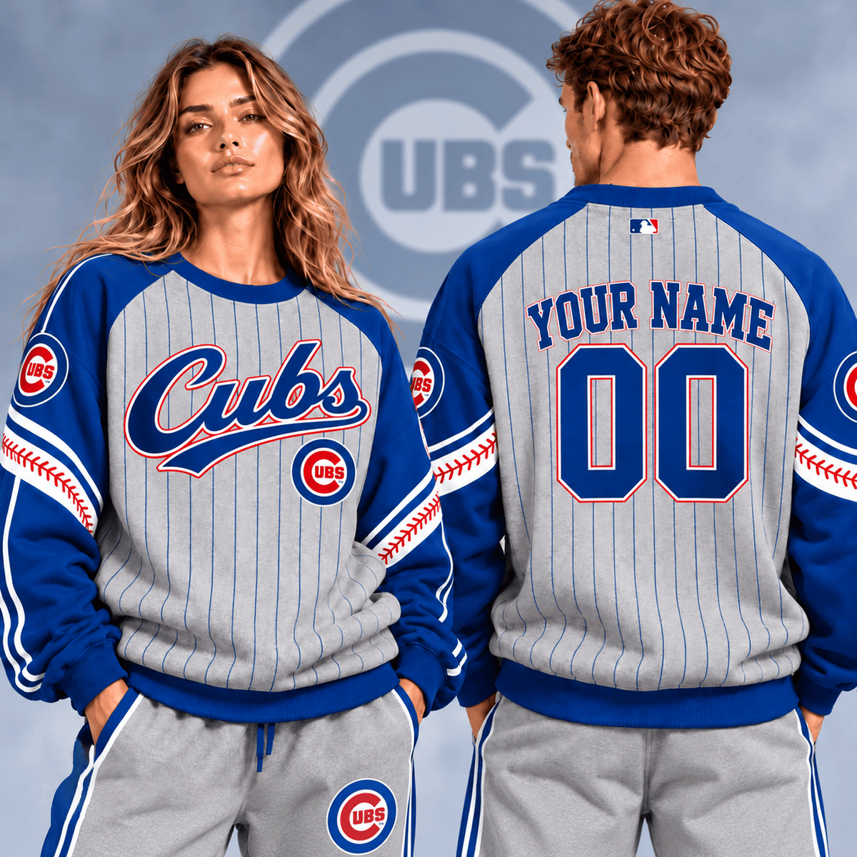 CHC x MLB Personalized Name Sweatshirt