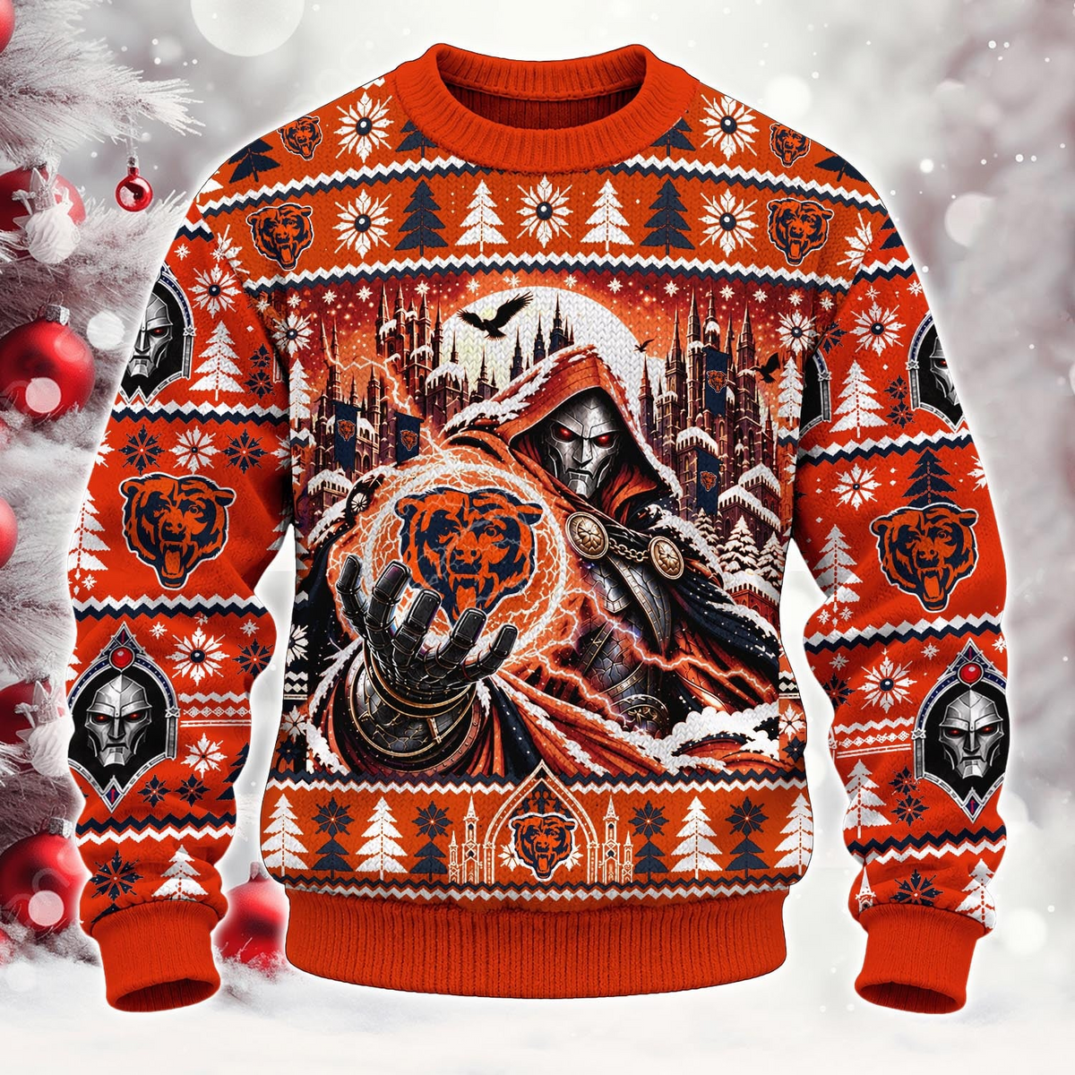 CHI x NFL Knitted Sweater 1610