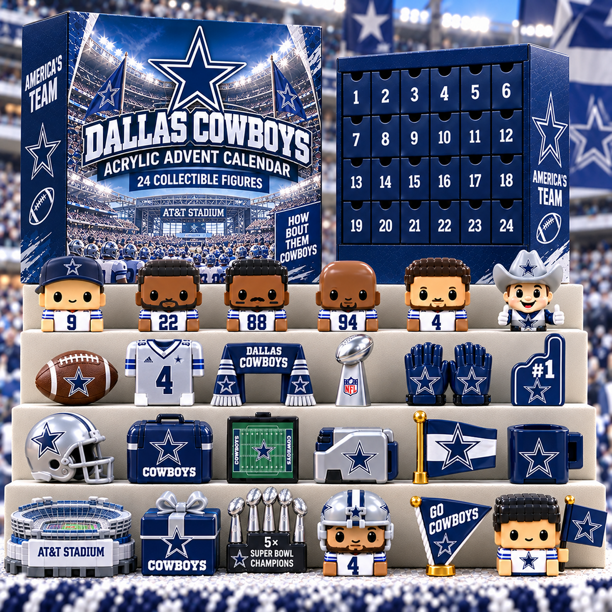 DAL x NFL Premium 24 Days Of Advent Calendar