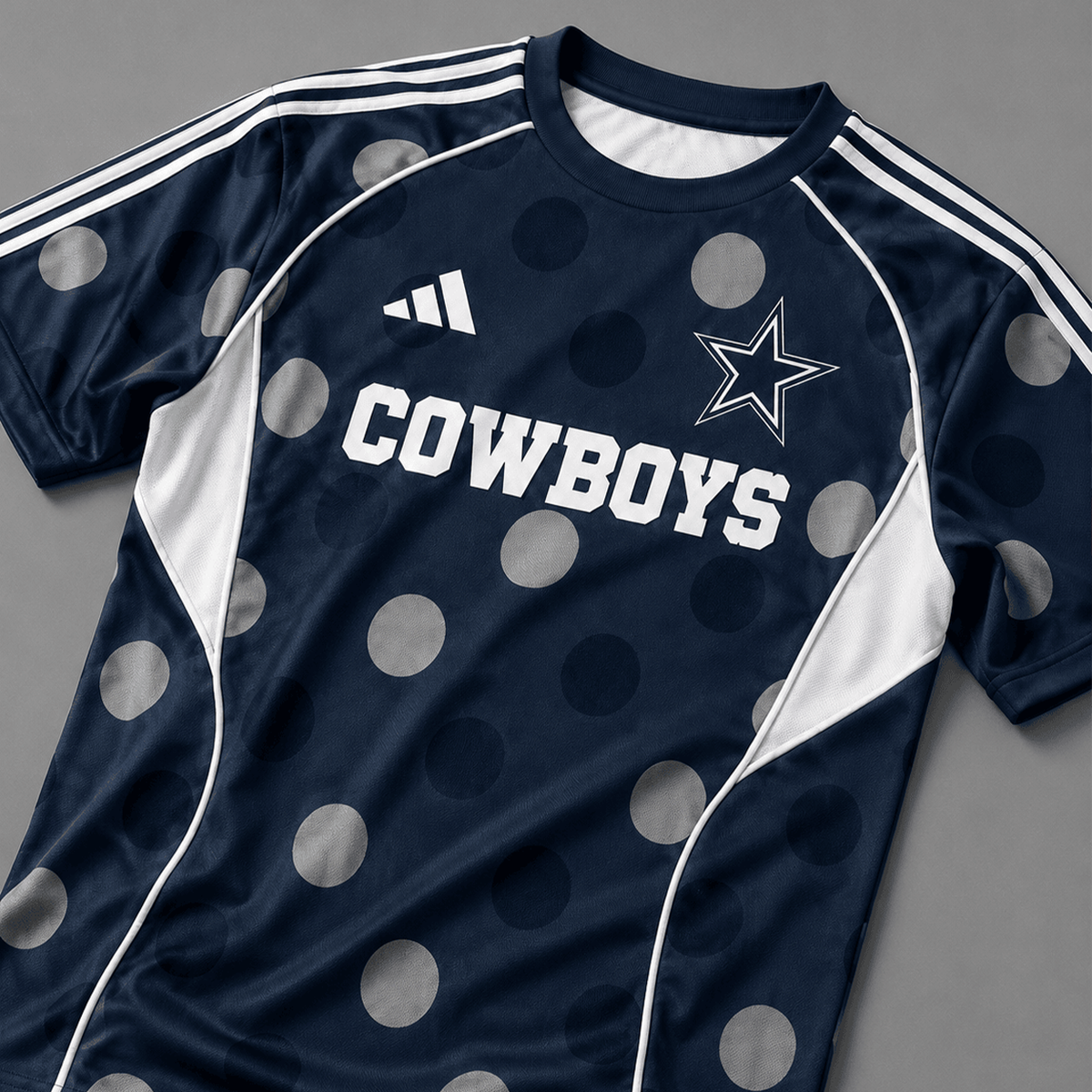 DC Premium NFL Game Day Polka Dot Sports Jersey Shirt