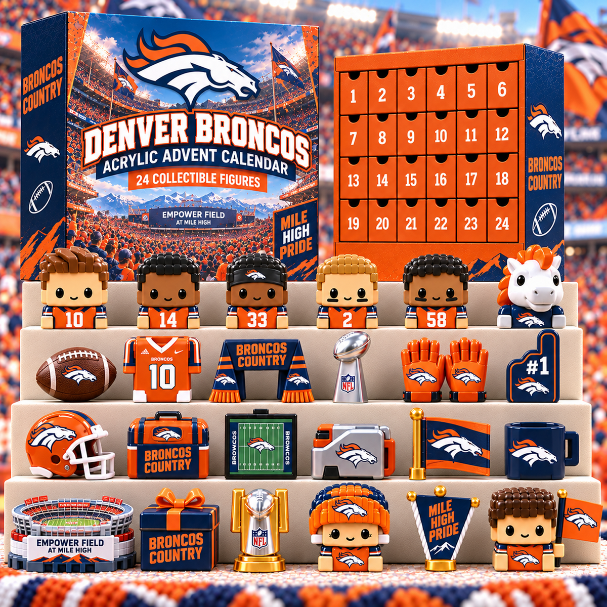 DEN x NFL Premium 24 Days Of Advent Calendar