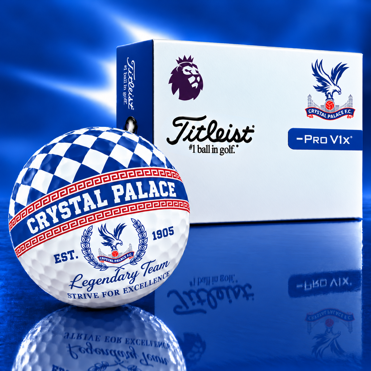 Exclusive EPL x CRY Legendary Team V10 Golf Ball