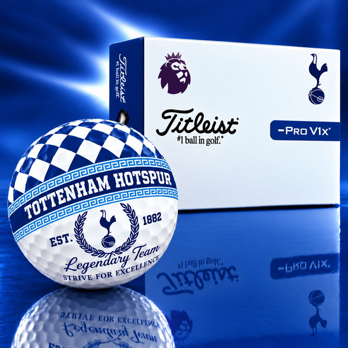Exclusive EPL x TOT Legendary Team V10 Golf Ball