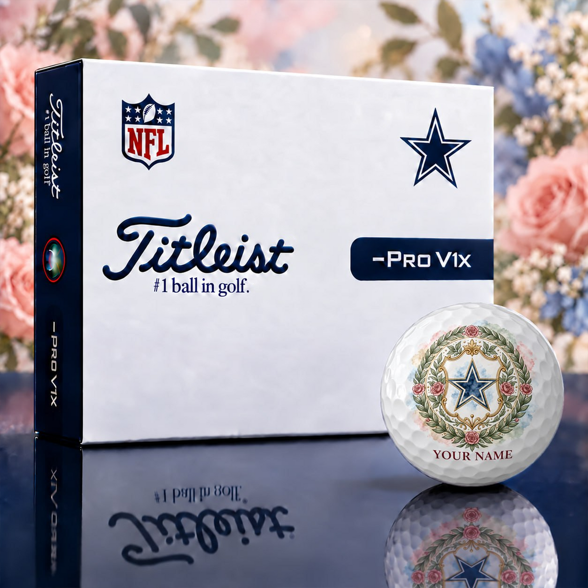 Exclusive Floral NFL x DAL Golf Ball