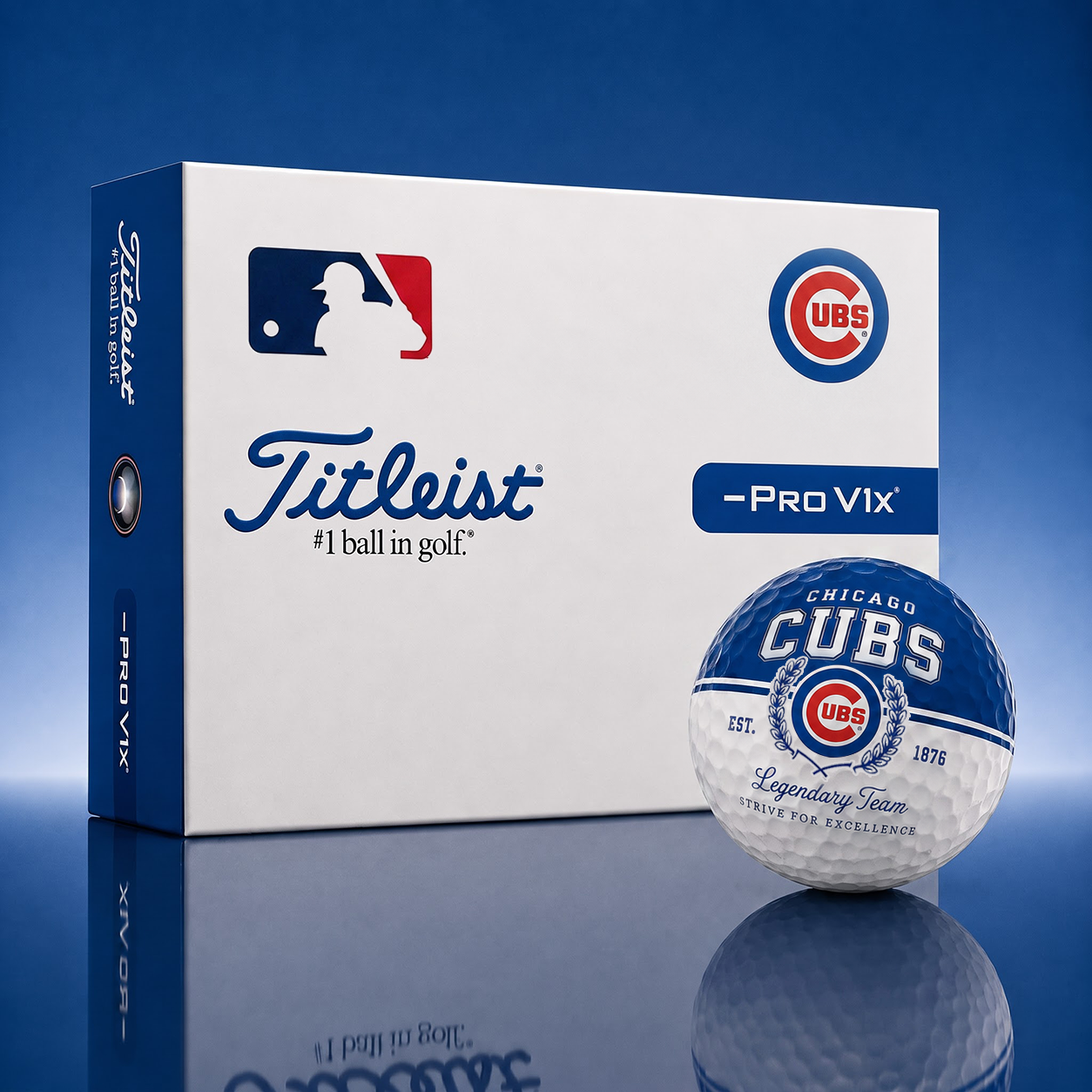 Exclusive MLB x CHI Legendary Team Golf Ball