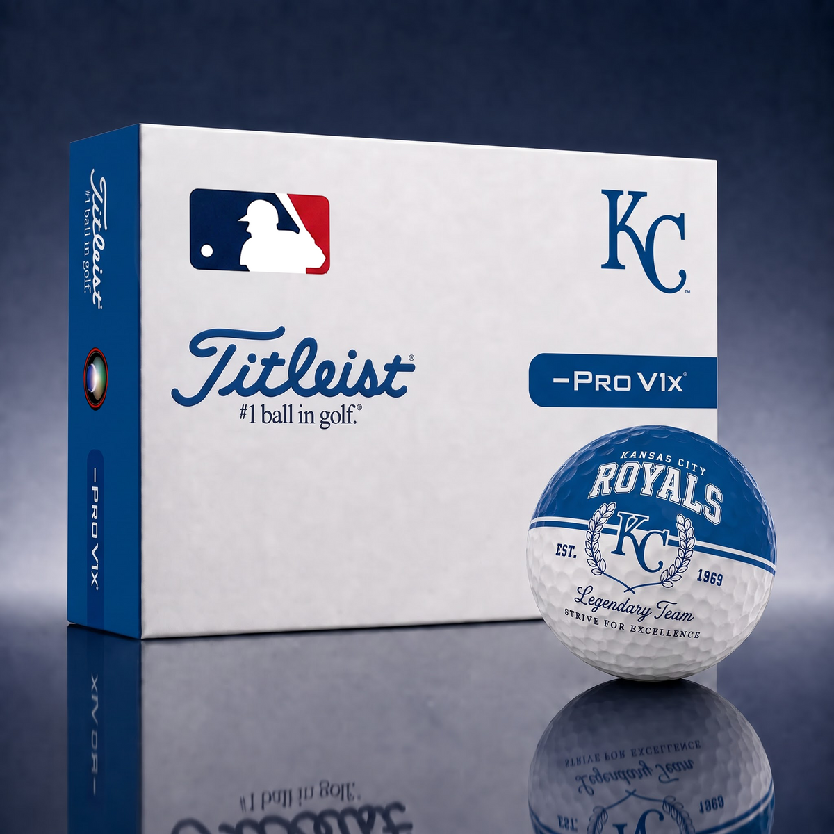Exclusive MLB x KC Legendary Team Golf Ball