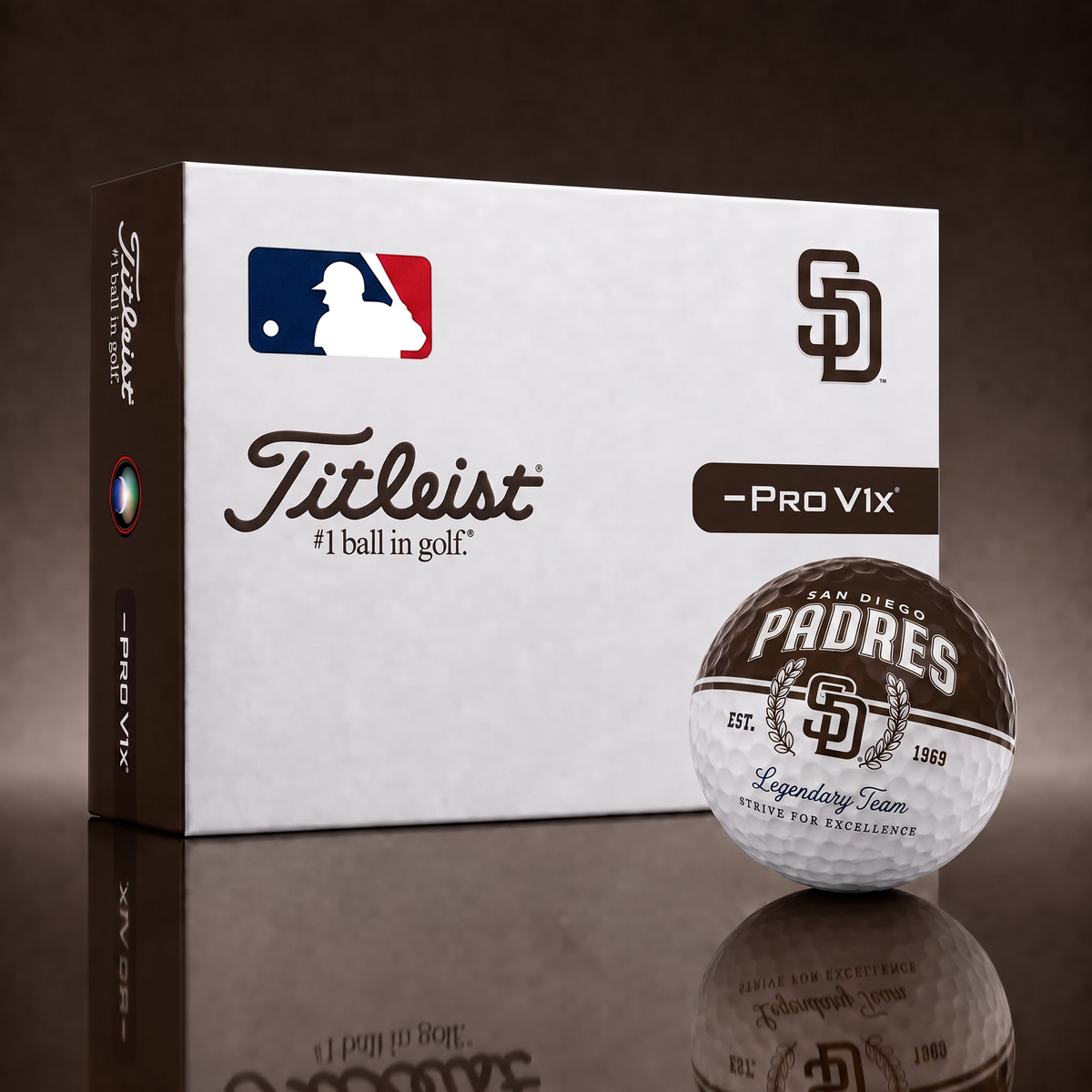 Exclusive MLB x SD Legendary Team Golf Ball