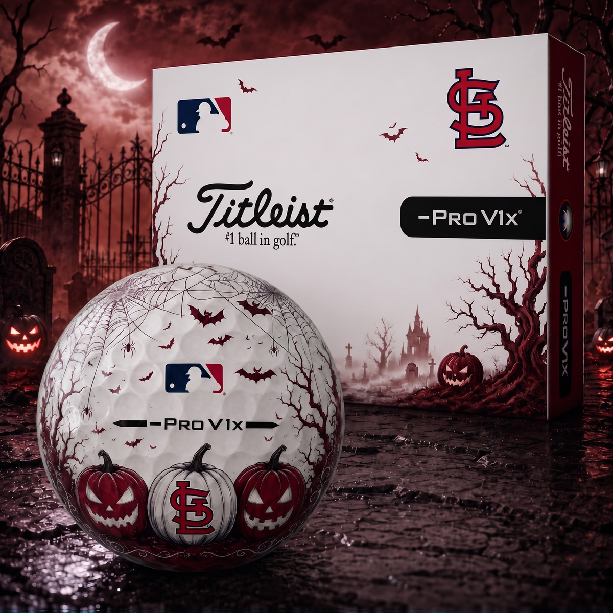 Exclusive MLB x STL Halloween V2 Golf Ball