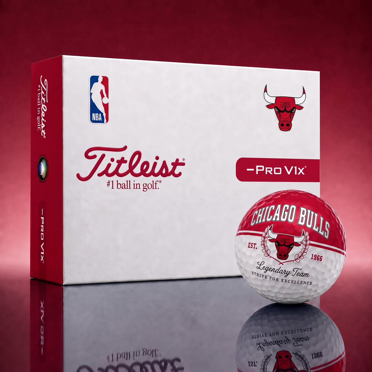Exclusive NBA x CHI Legendary Team Golf Ball