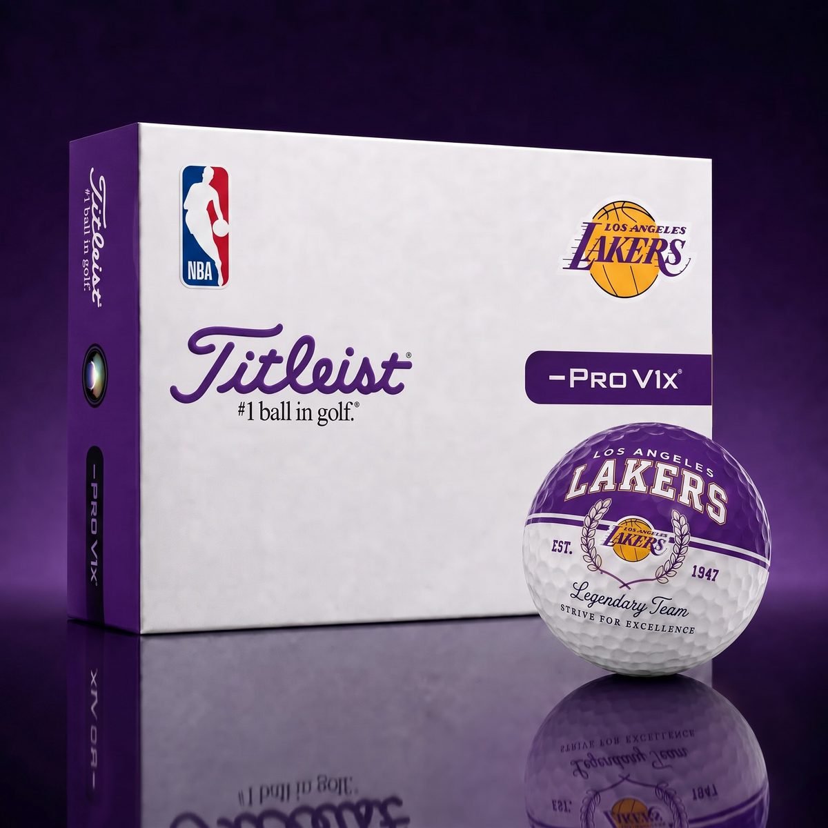 Exclusive NBA x LAK Legendary Team Golf Ball