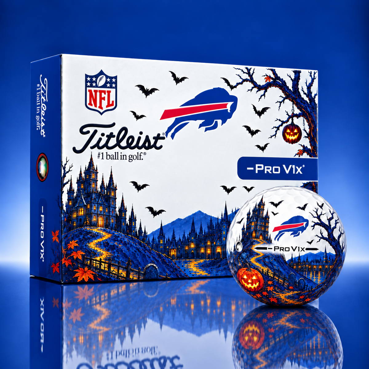 Exclusive NFL x BUF Halloween V3 Golf Ball