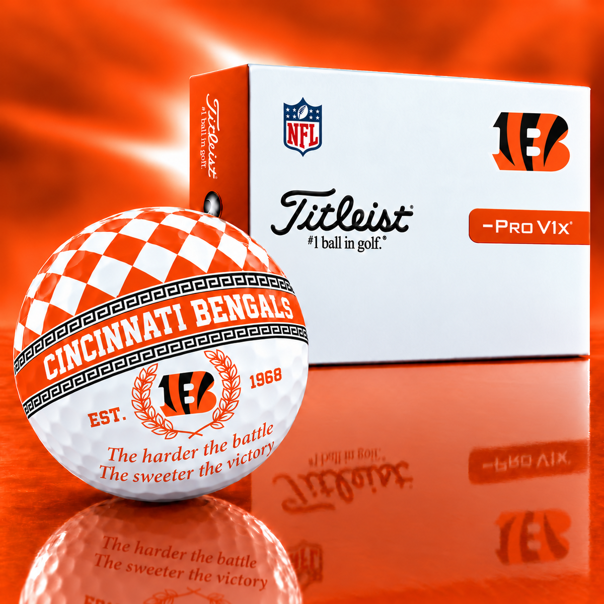 Exclusive NFL x CIN Sweeter Victory V2 Golf Ball
