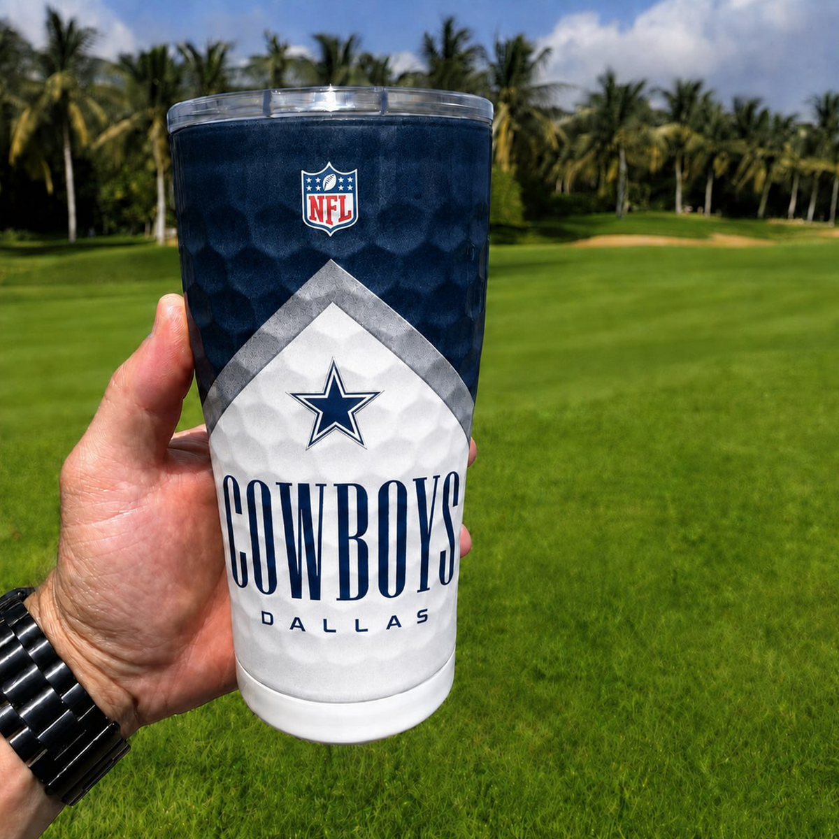 Exclusive NFL x DAL Golf Tumbler