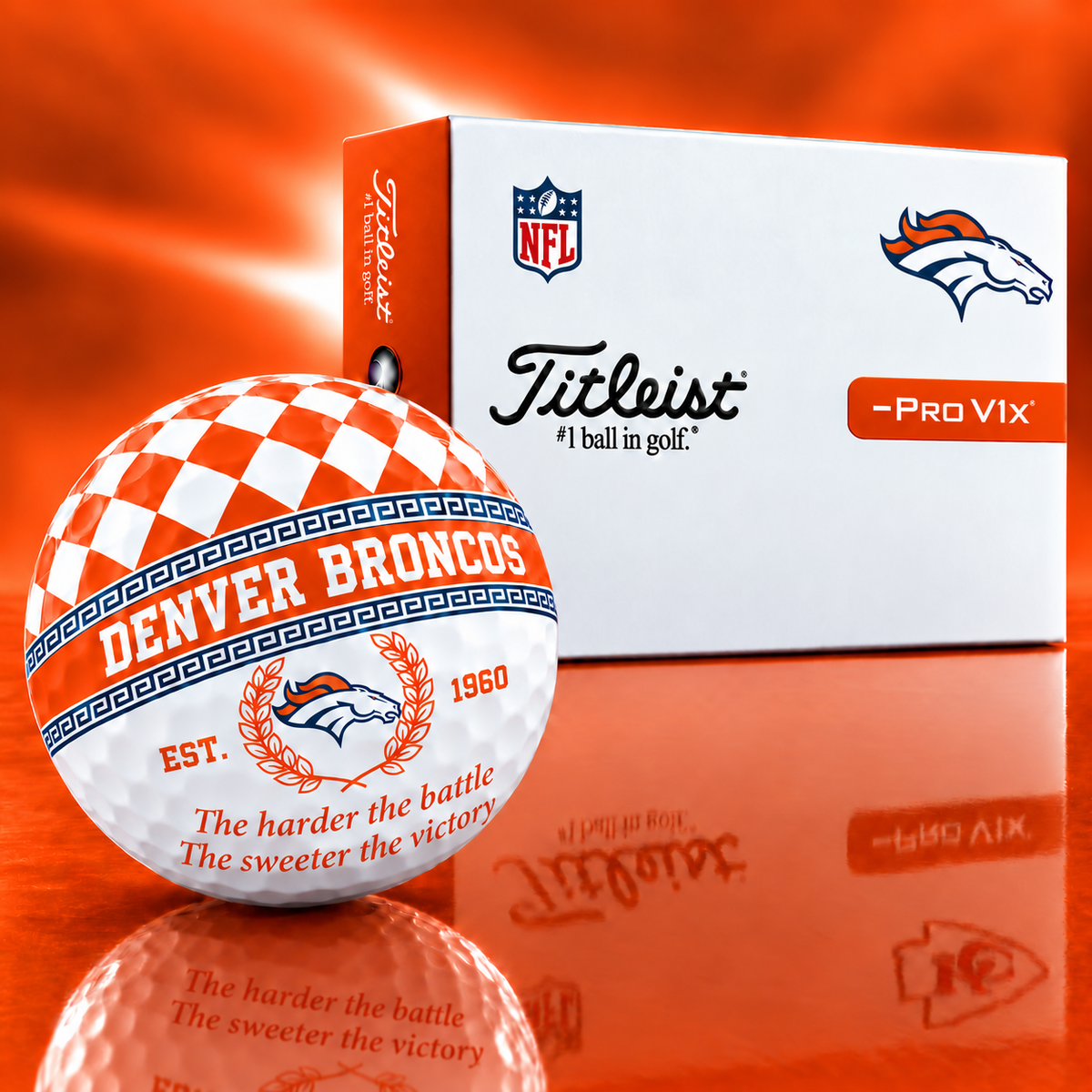 Exclusive NFL x DEN Sweeter Victory V2 Golf Ball