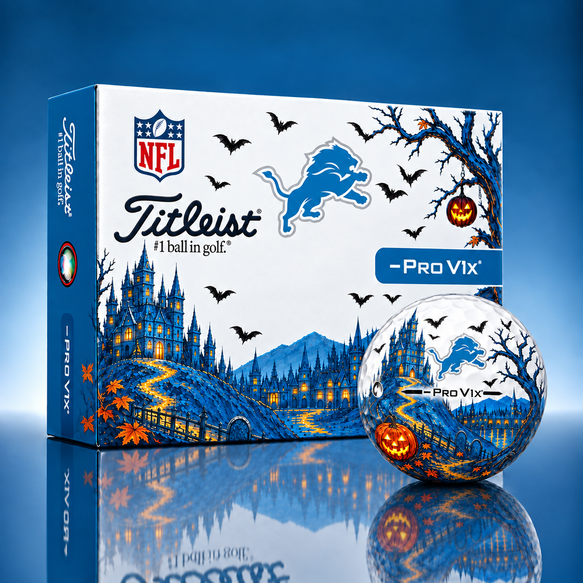 Exclusive NFL x DET Halloween V3 Golf Ball