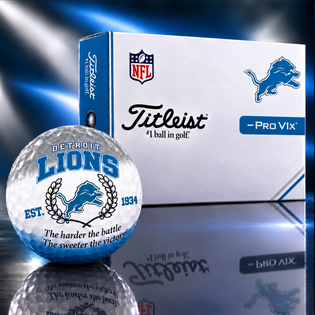 Exclusive NFL x DET Sweater Victory Golf Ball