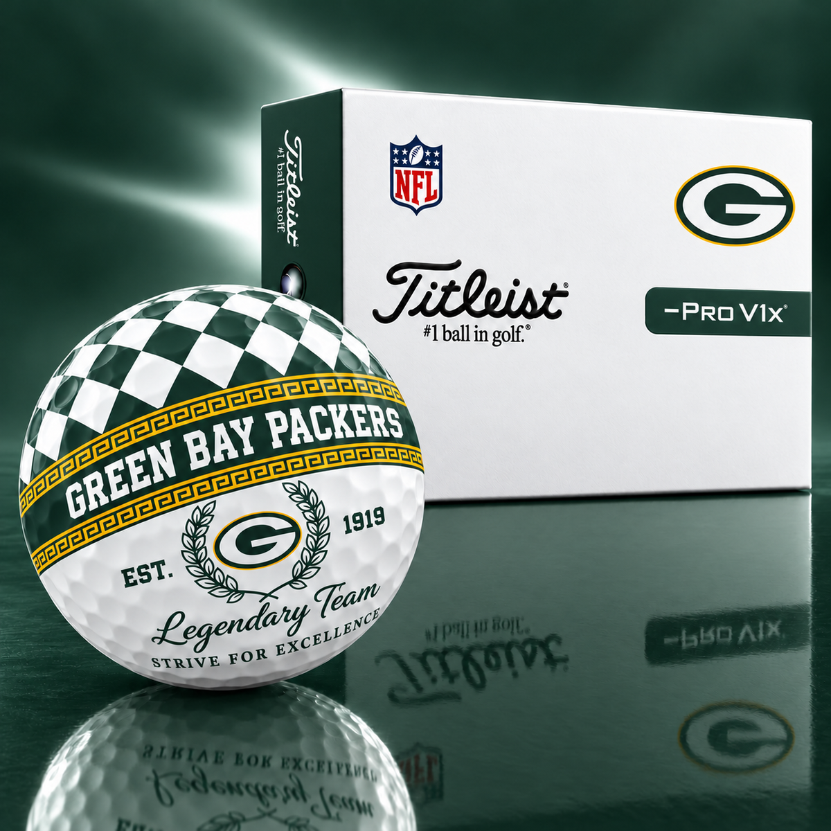 Exclusive NFL x GB Legendary Team V10 Golf Ball