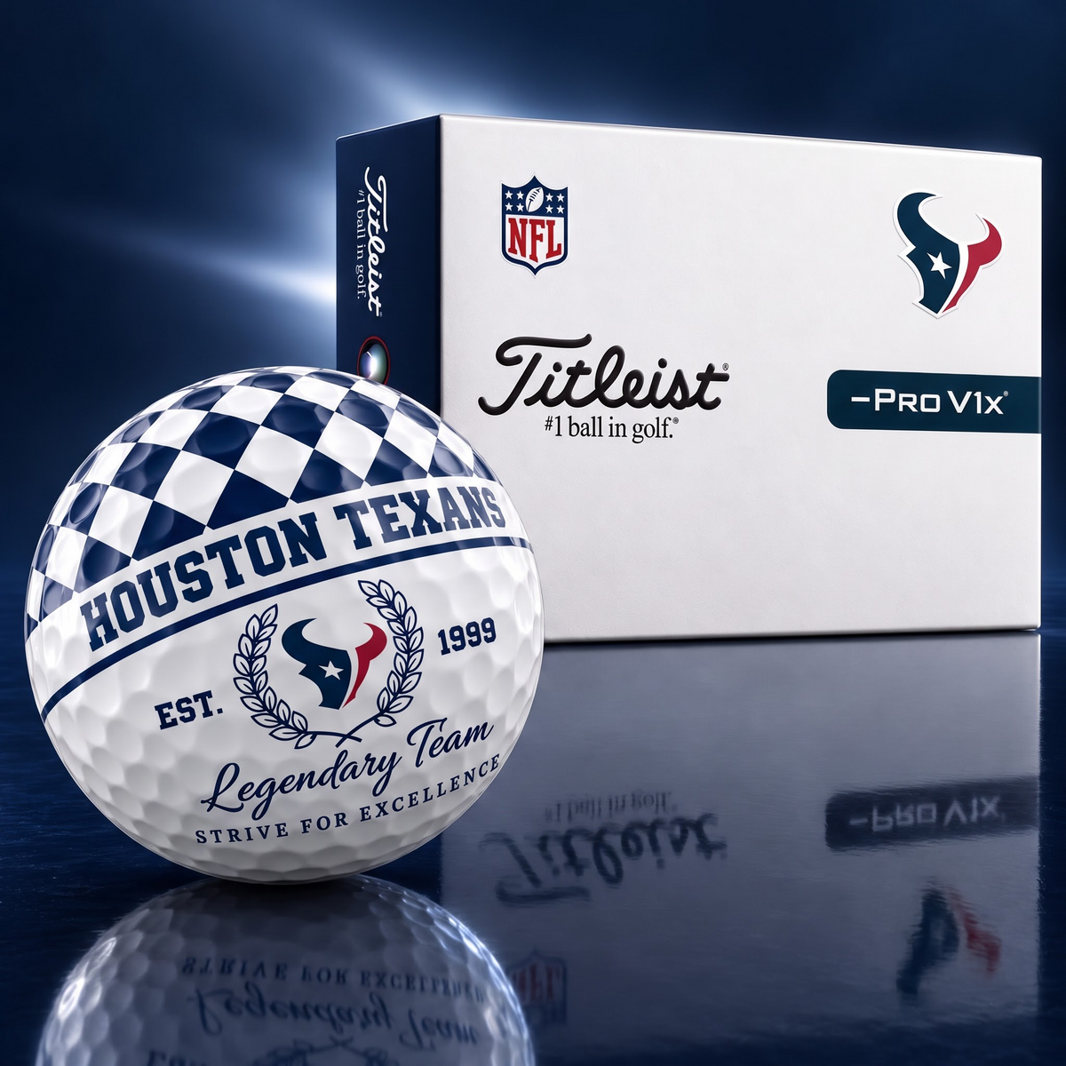 Exclusive NFL x HOU Legendary Team V6 Golf Ball HLP HLPHUONG 021026