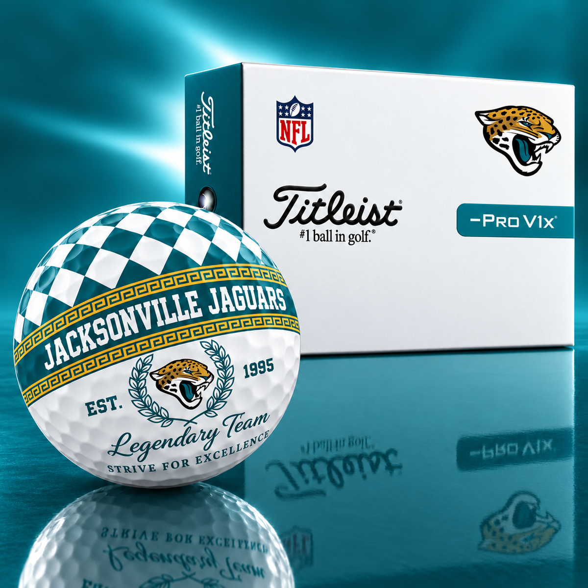 Exclusive NFL x JAX Legendary Team V10 Golf Ball