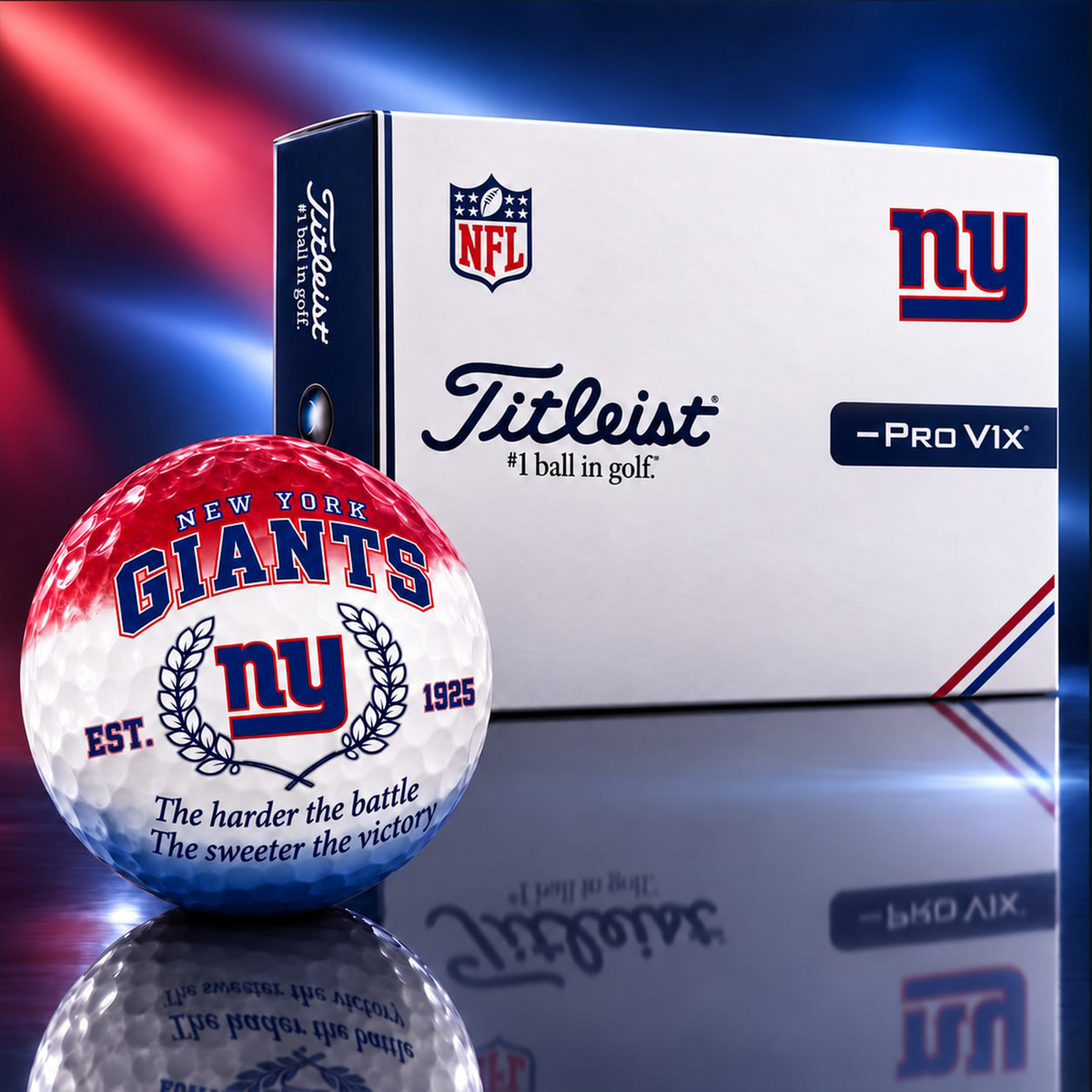 Exclusive NFL x NYG Sweater Victory Golf Ball