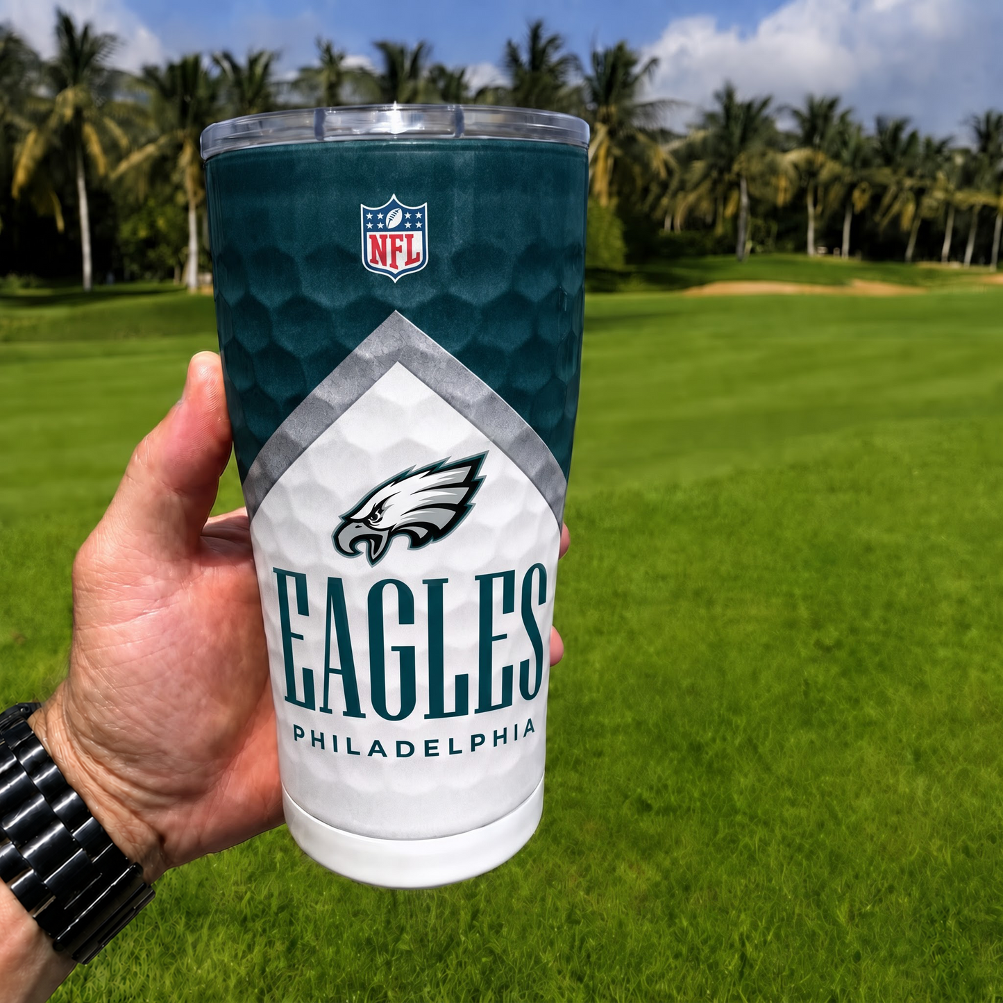 Exclusive NFL x PHI Golf Tumbler