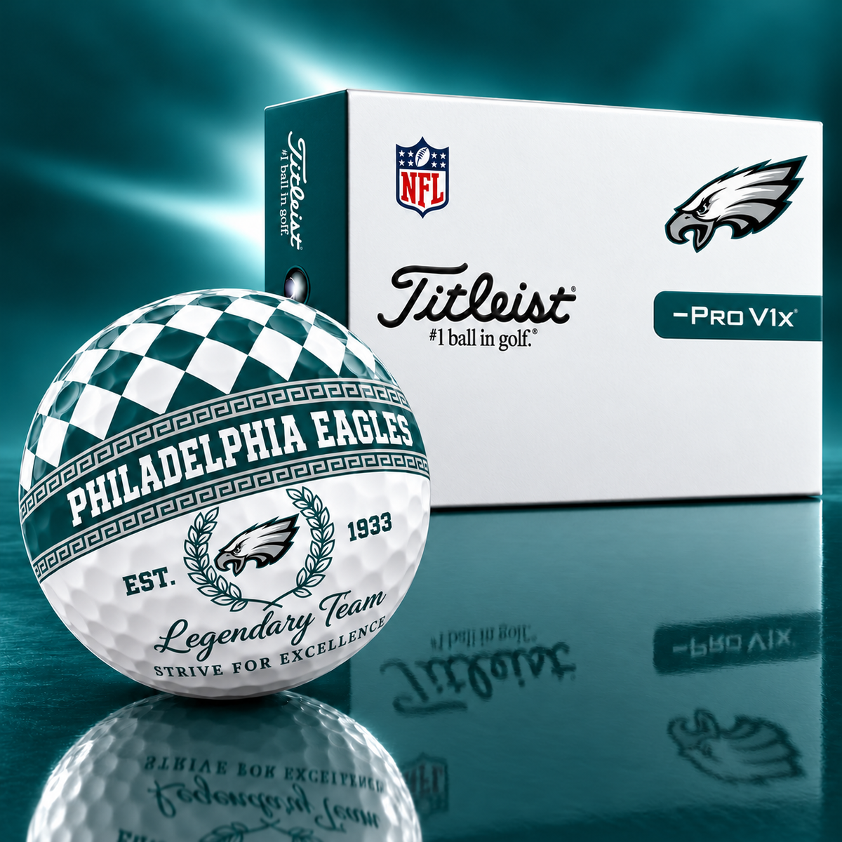 Exclusive NFL x PHI Legendary Team V10 Golf Ball