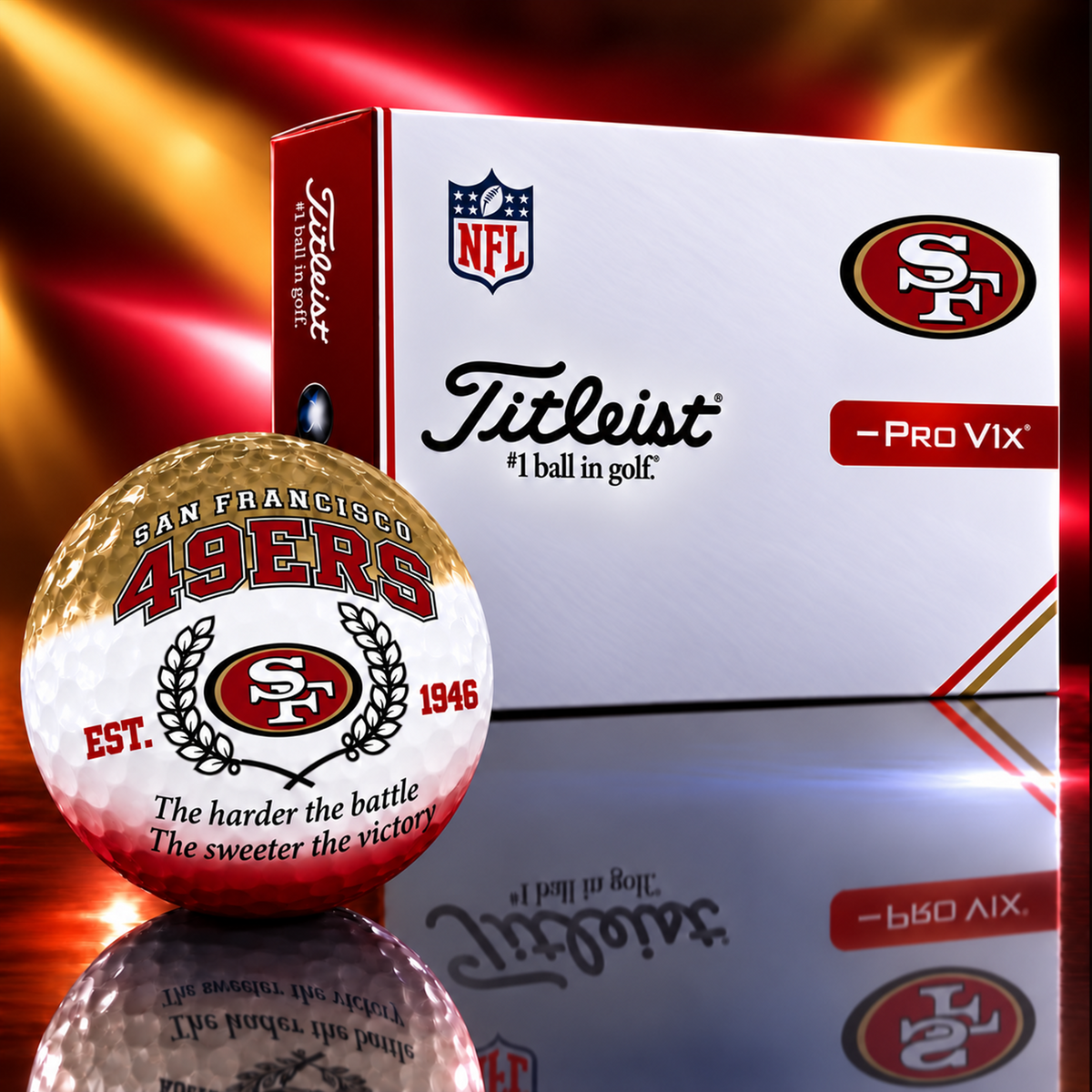 Exclusive NFL x SF Sweater Victory Golf Ball