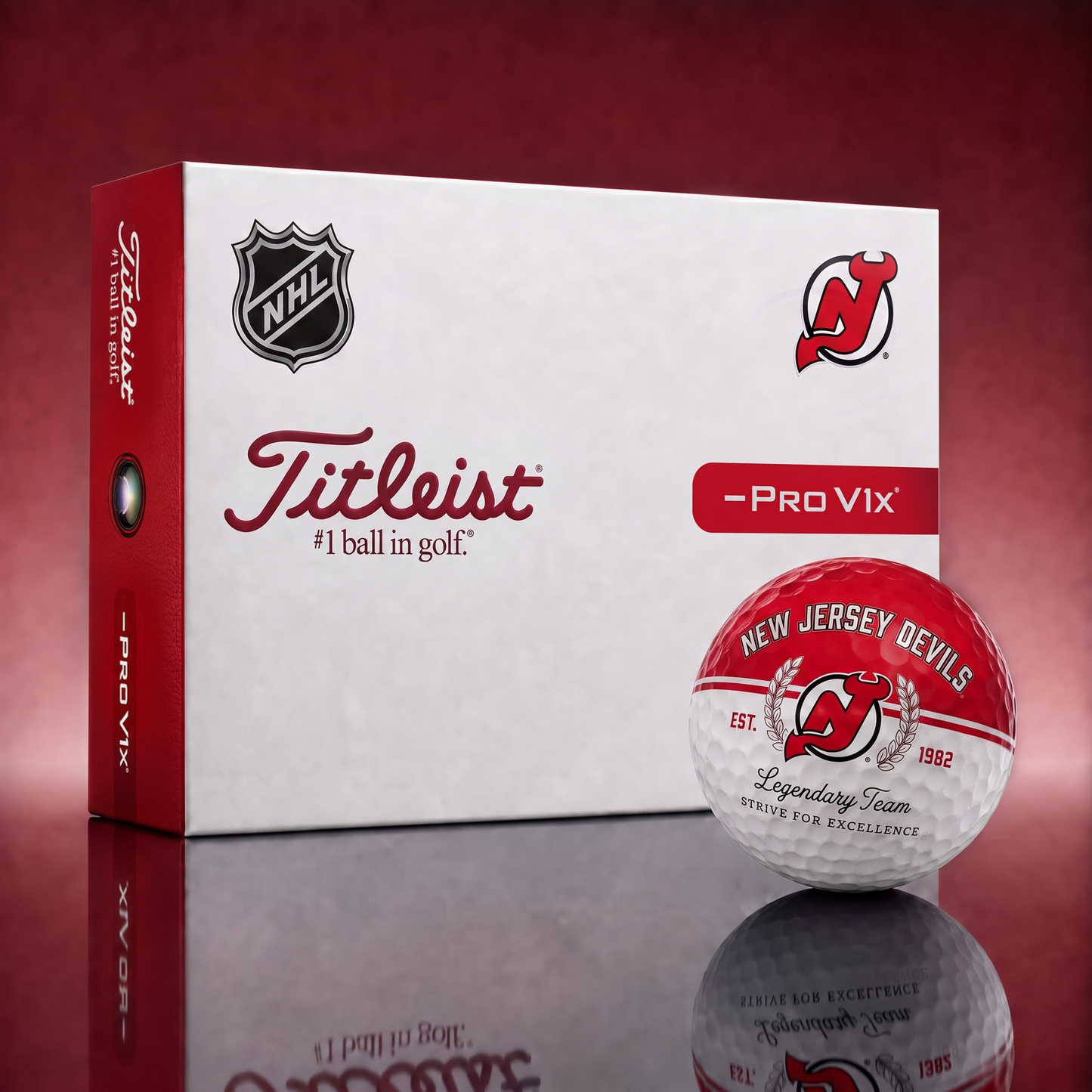 Exclusive NHL X NJ Legendary Team Golf Ball