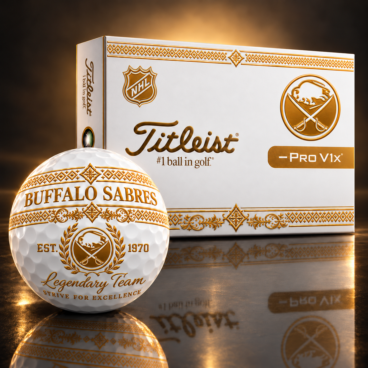 Exclusive NHL x BUF Legendary Team V8 Golf Ball