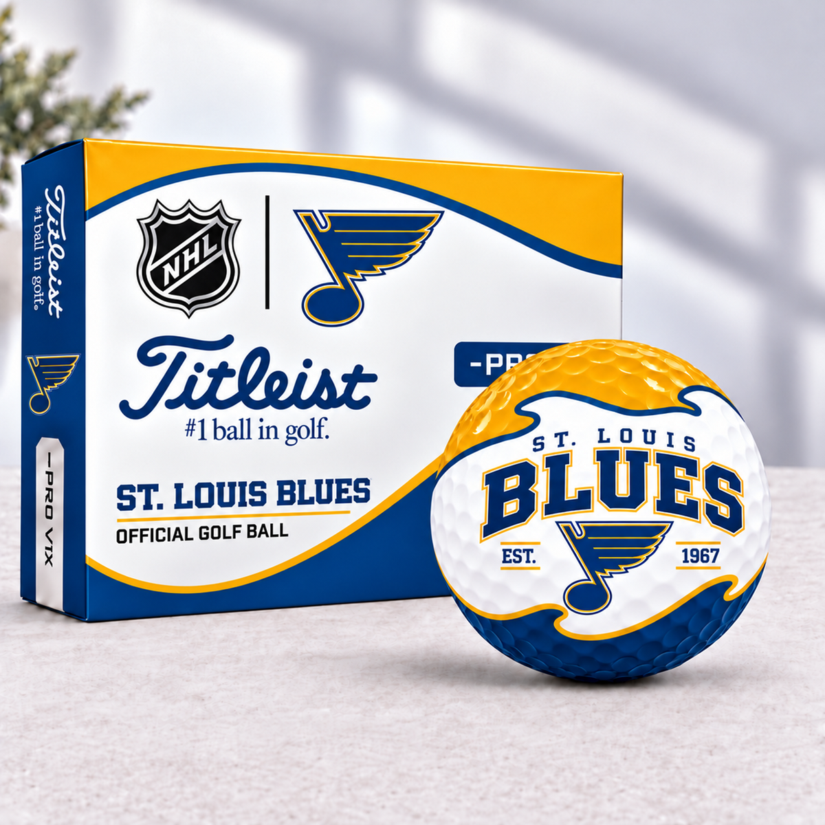 Exclusive NHL x STL Bicolour Golf Ball