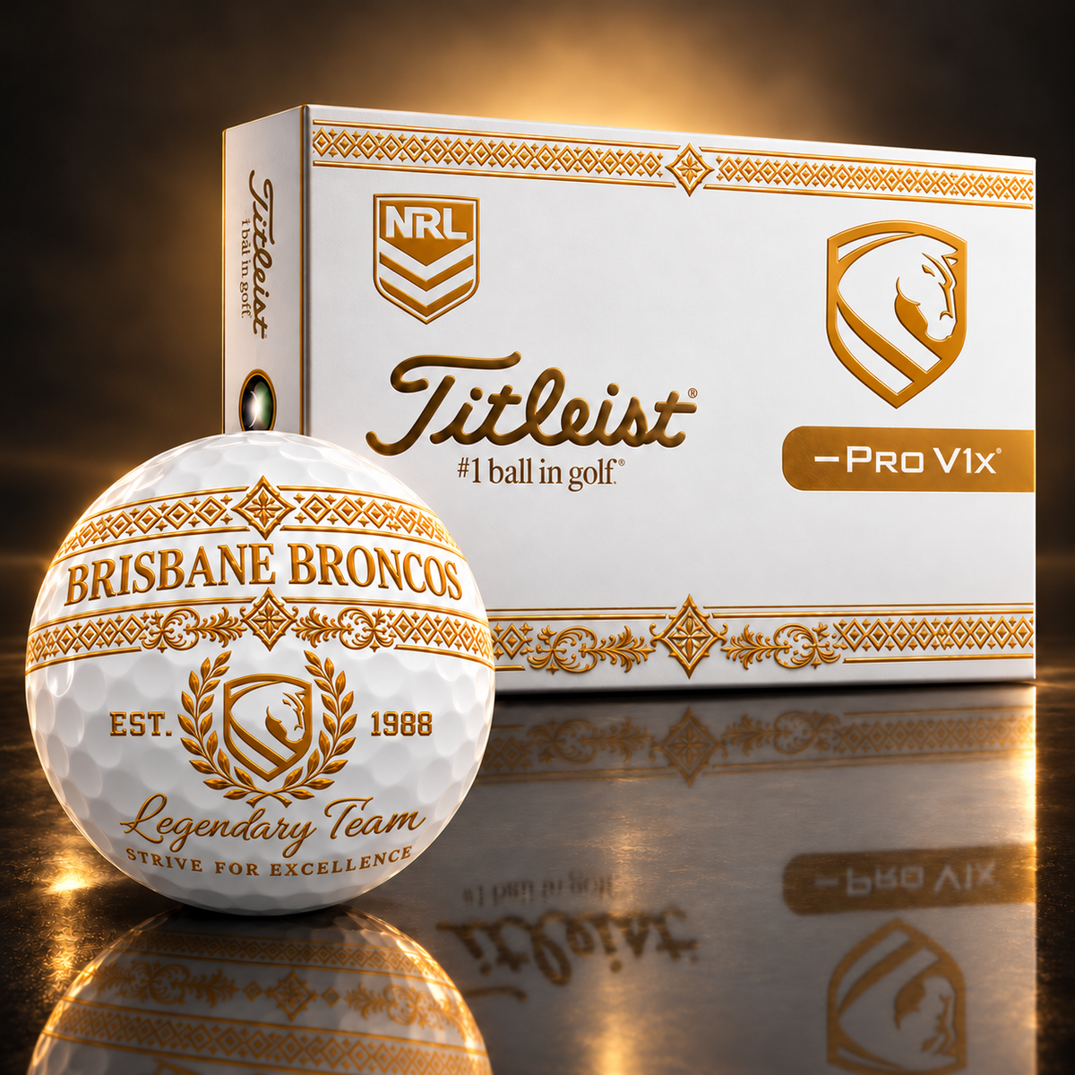 Exclusive NRL x BB Legendary Team V8 Golf Ball