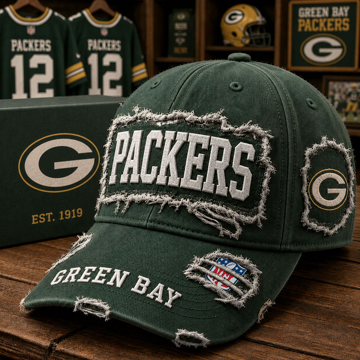 GB x NFL Premium Patch Cap