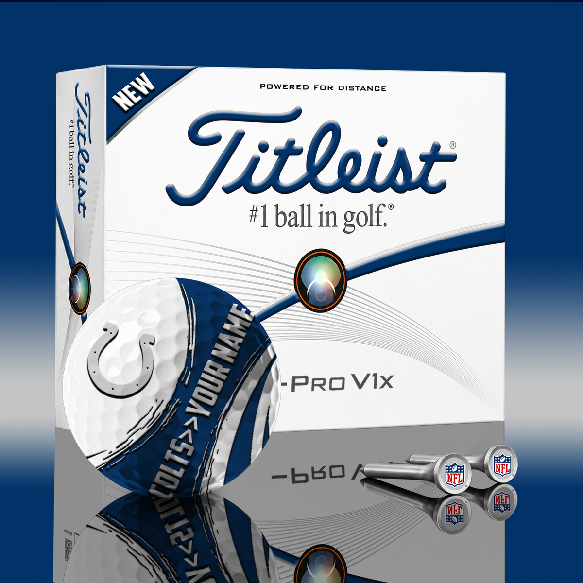 IND x NFL PERSONALIZED GOLF BALL LIMITED EDITION