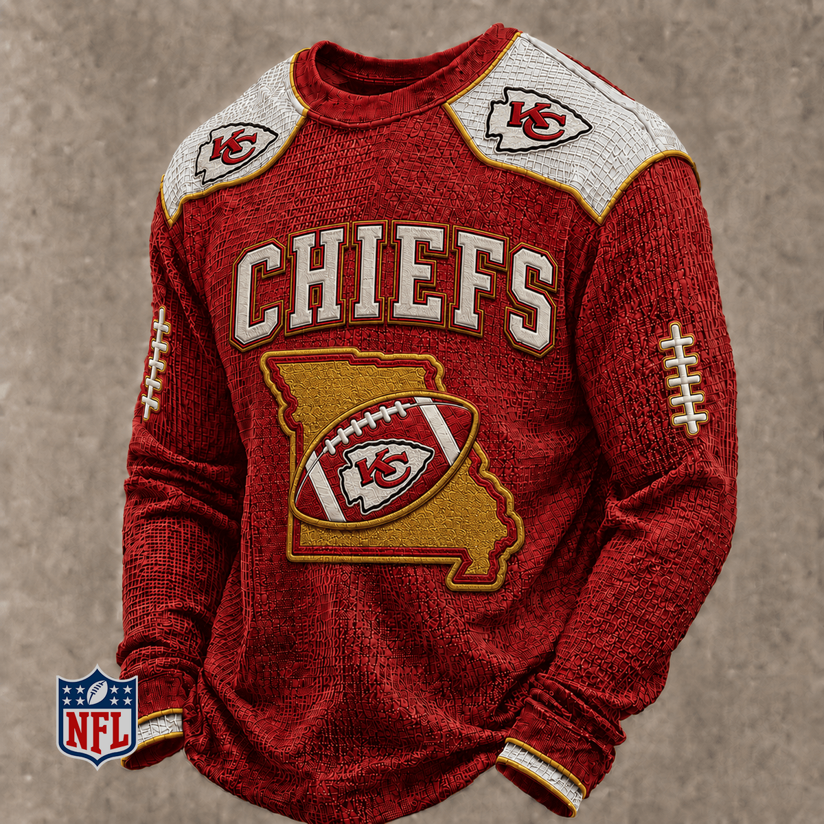 KCC x NFL Baseball Team Embroidered Crewneck Sweatshirt