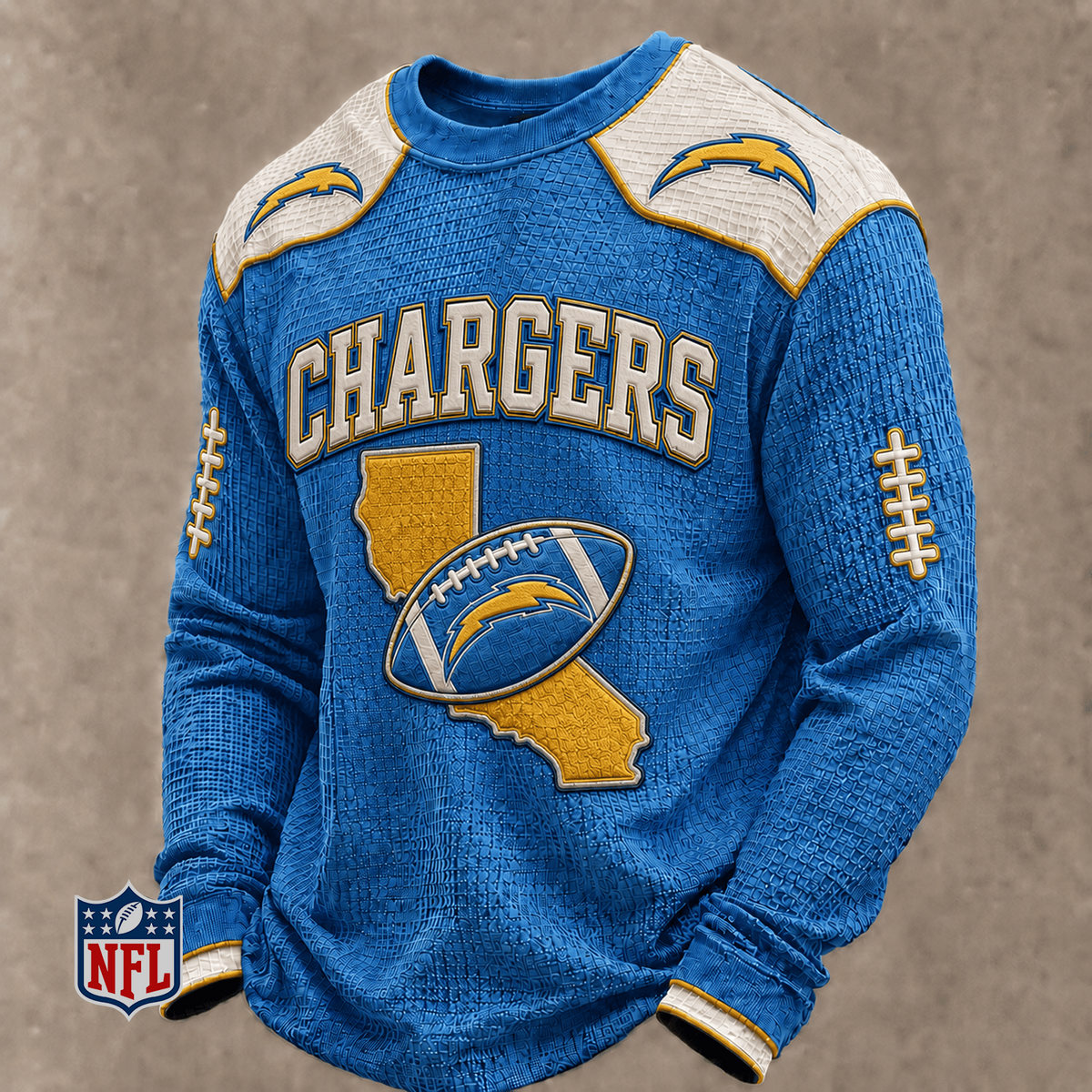 LAC x NFL Baseball Team Embroidered Crewneck Sweatshirt