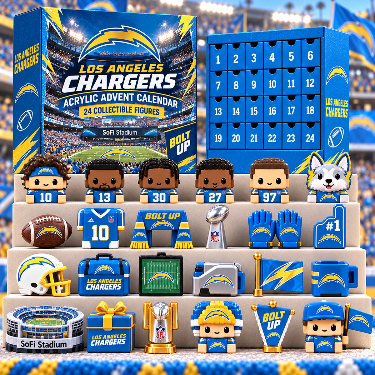 LAC x NFL Premium 24 Days Of Advent Calendar