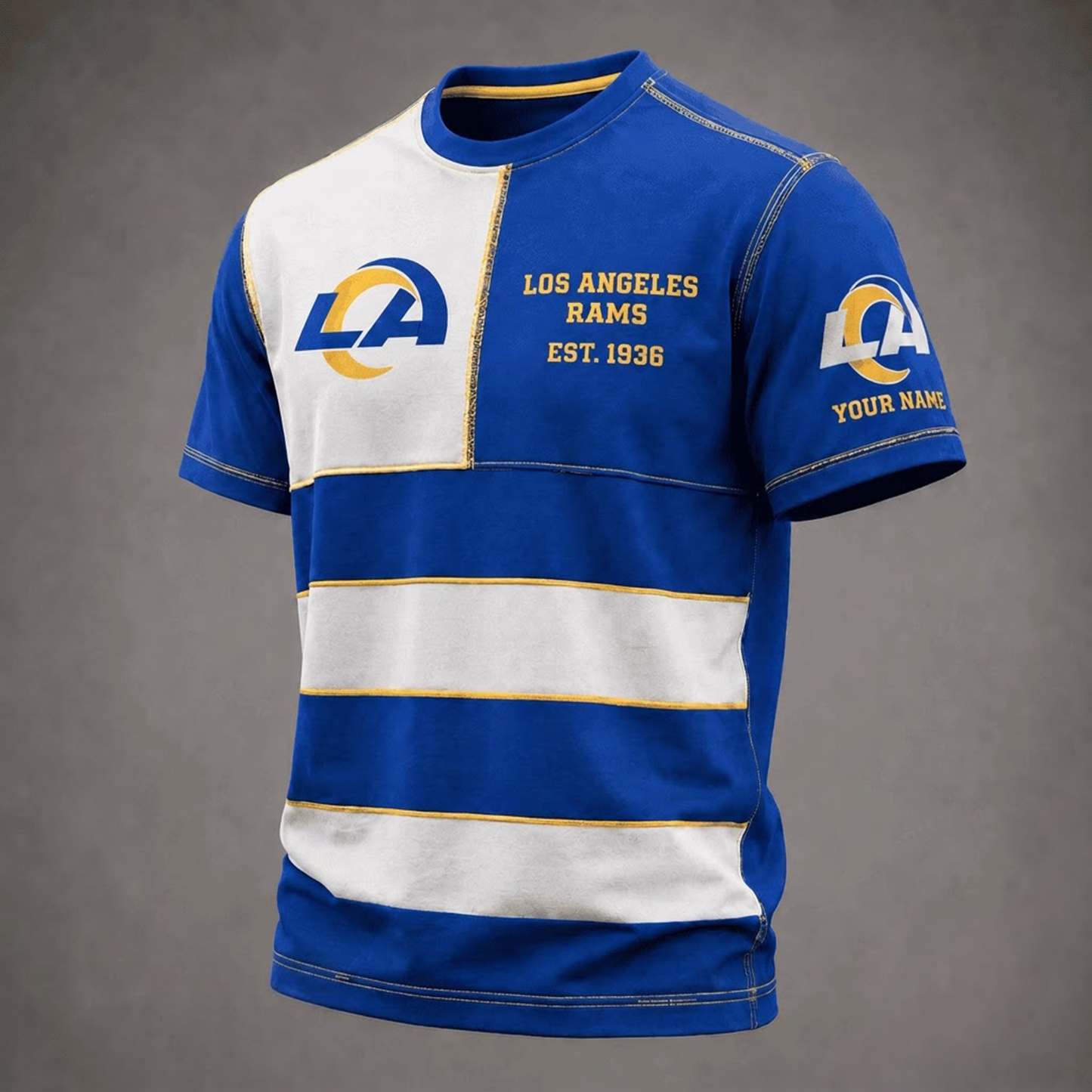 LAR x NFL Premium Vintage All Over Print T-Shirt 3D Personalized Gift For True Fan