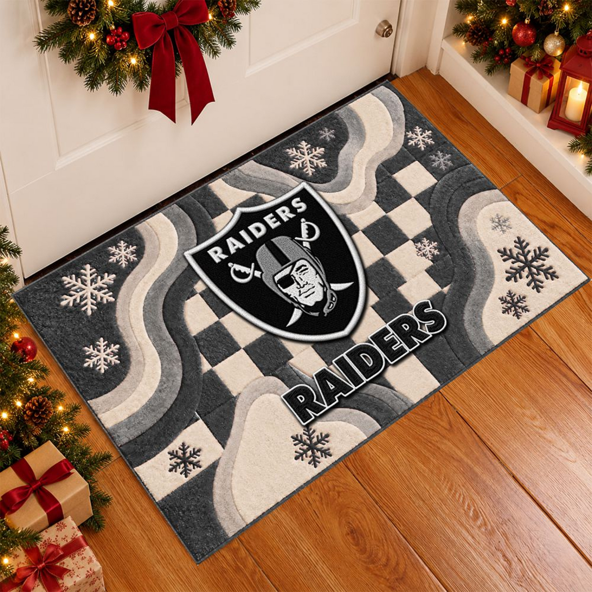 LV x NFL Christmas Doormat