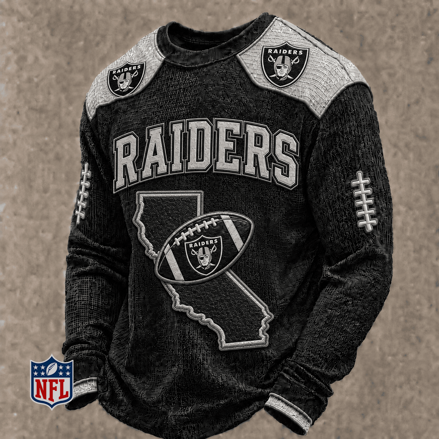 LVR x NFL Baseball Team Embroidered Crewneck Sweatshirt