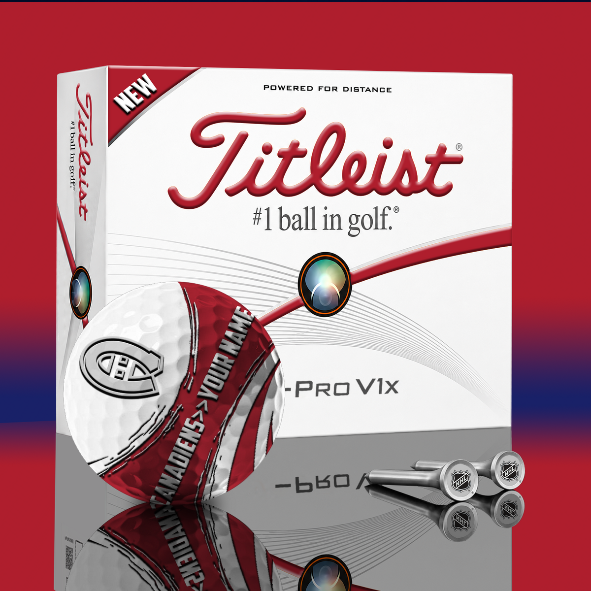 MC x NHL PERSONALIZED GOLF BALL LIMITED EDITION