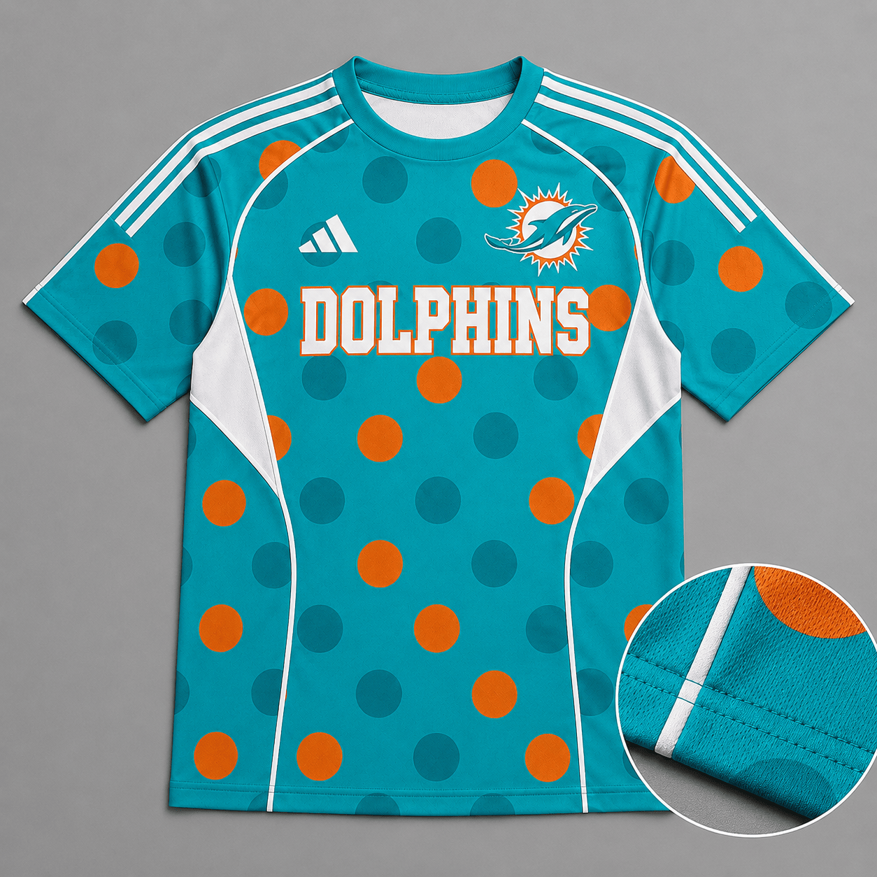 MD Premium NFL Game Day Polka Dot Sports Jersey Shirt