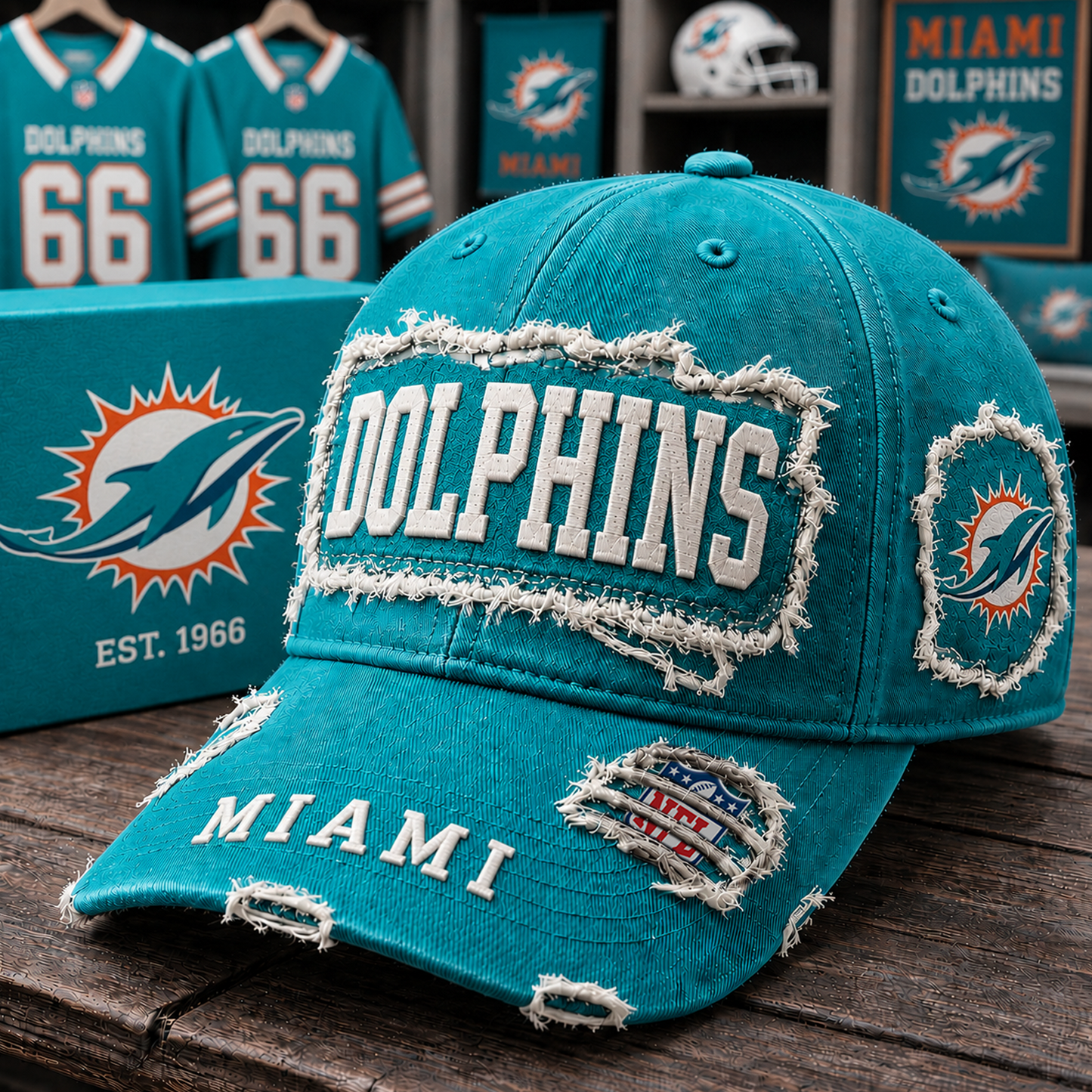 MIA x NFL Premium Patch Cap
