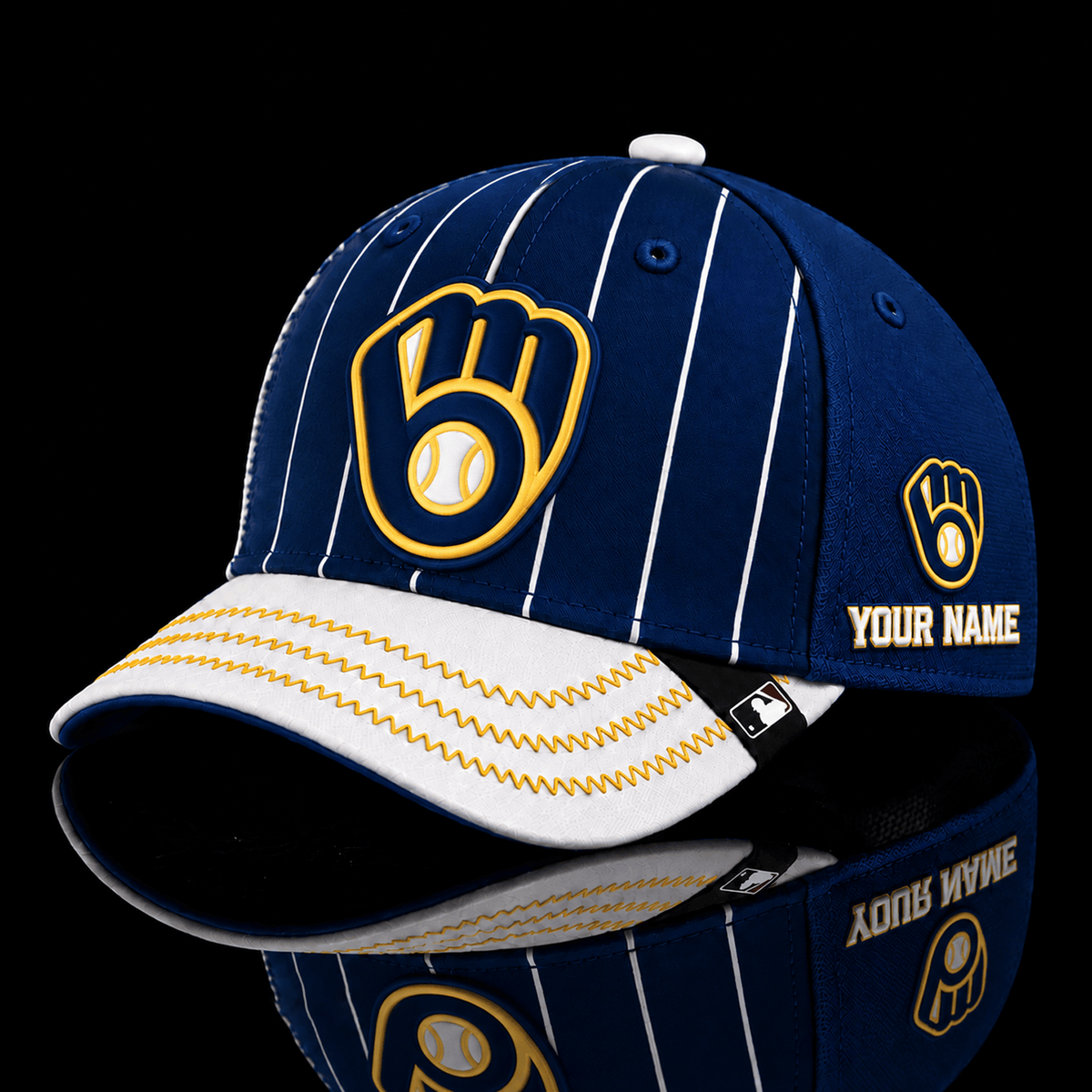 MIL x MLB Game Day Personalized Name Classic Cap